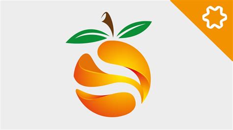 Illustrator Logo Design Tutorial / Orange 3D Logo Design / How to ...