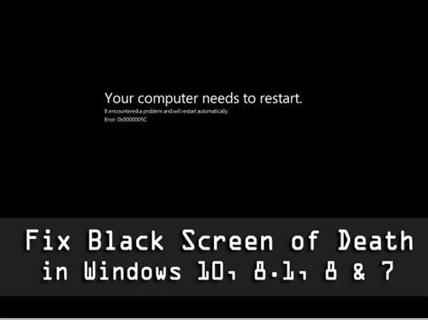 Fix Black Screen of Death in Windows 10 [EXTENSIVE GUIDE]