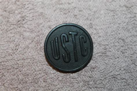 ORIGINAL WW1 U.S. Army "USTC" Uniform Collar Insignia Disc w/Nut $18.95 - PicClick