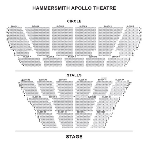 Hammersmith Apollo Seating Plan