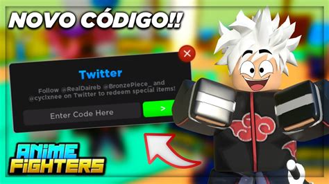 SAIU NOVOS CODIGOS PARA O ANIME FIGHTERS SIMULATOR!! - YouTube