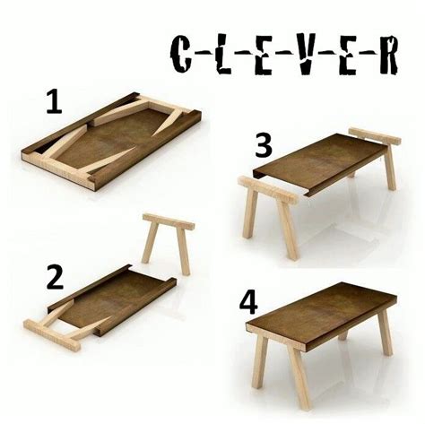 Diy folding table | Diy outdoor table, Wood folding table, Folding ...