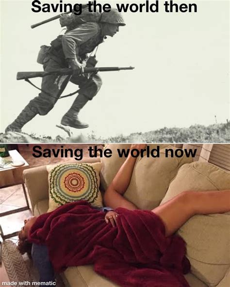 Saving the world. : r/memes