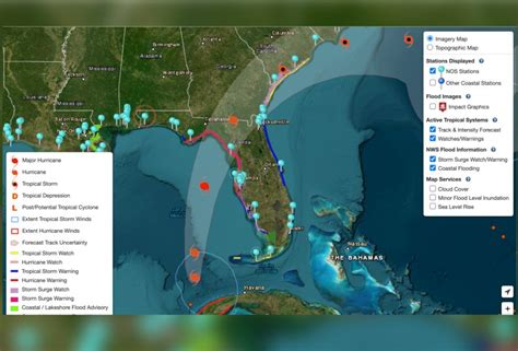 Chart Shows Florida Water Level Change During Hurricane Idalia