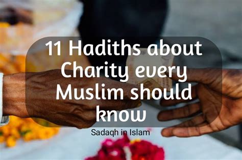 11 Inspiring Hadiths about charity every Muslim should know