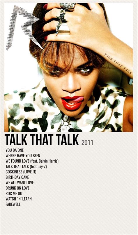 talk that talk | Rihanna album cover, Rihanna albums, Music album covers