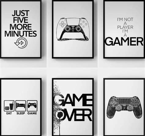 It is the gaming experience in 2024 | Game room wall art, Gamer room decor, Boys bedroom decor