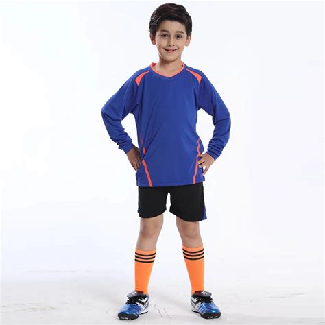 Kids Soccer Jerseys Sets 2018Survetement Football Kits Breathable ...