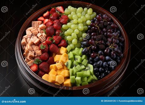 Fruit Salad Healthy Fresh Fruit Salad Healthy Lifestyle Eating Healthy Food Vitamin Rich Stock ...