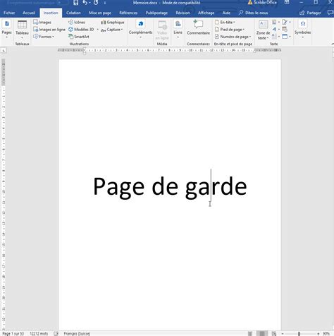 Comment faire un sommaire automatique sur Word