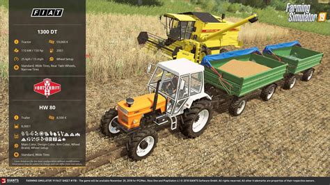 FARMING SIMULATOR 19 FACT SHEET #8 » GamesMods.net - FS19, FS17, ETS 2 mods