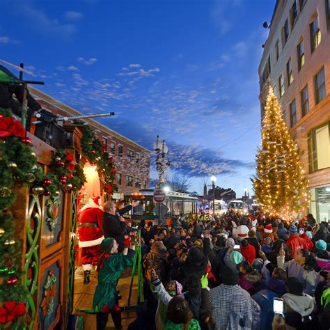 Boston Mayor's Enchanted Trolley Tour & Tree Lightings 2024 [12/07/24]