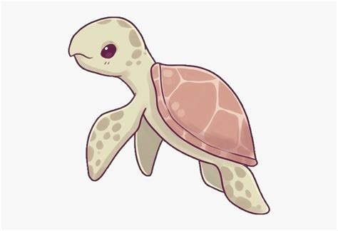 #turtle #sealife #sea #ocean #cute #kawaii #naomilord - Hawksbill Sea Turtle Drawing, HD Png ...