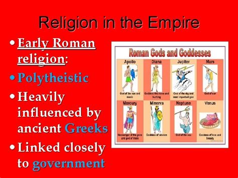 Religion in the Roman Empire Religion in the