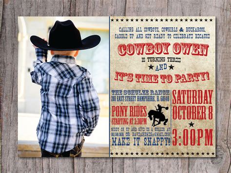 Rodeo Invitation Template