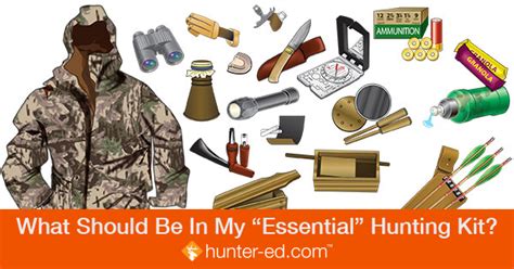 What Should Be in My Essential Hunting Kit? | Hunter-ed.com™