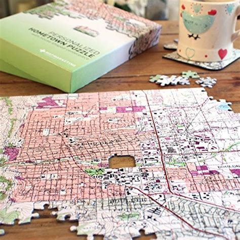 Personalized 'My Hometown' Map Jigsaw Puzzle | Best Gifts For Her From ...