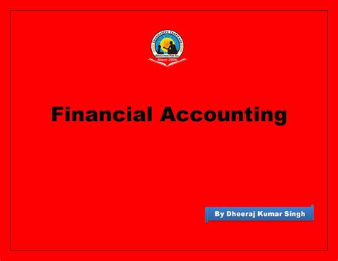 PGT Commerce Financial Accounting Videos | INNOVATIVE INSTITUTE