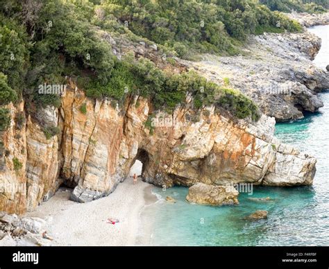 Mylopotamos beach, Pelion, Greece Stock Photo - Alamy