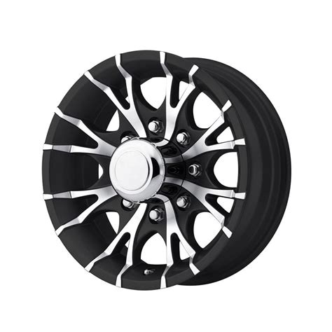 16X6 8-Lug on 6.5" Aluminum T07 Trailer Wheel - Black - T07-66867BM - Walmart.com - Walmart.com