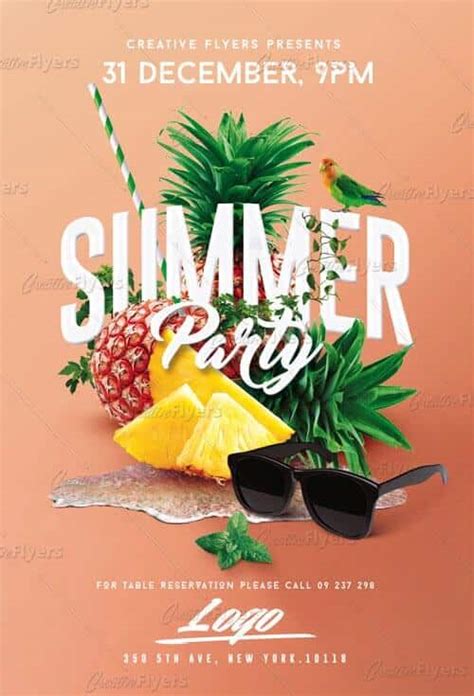 Summer Templates | Download Flyer PSD - CreativeFlyers