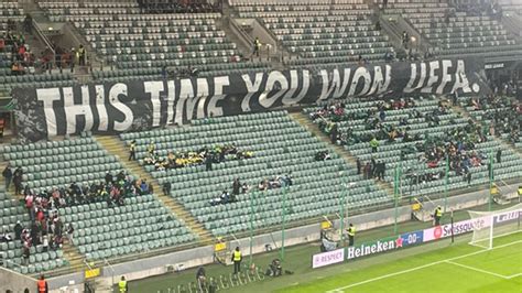 'Surprise motherf***ers' - Legia Warsaw ultras hilariously mock Uefa ...