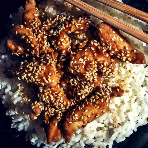 Slow Cooker Sesame Chicken Thighs | Simple Nourished Living