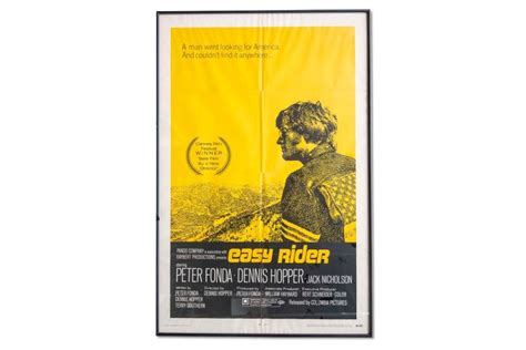 Framed Original 'Easy Rider' Movie Poster | Passion for the Drive: The ...