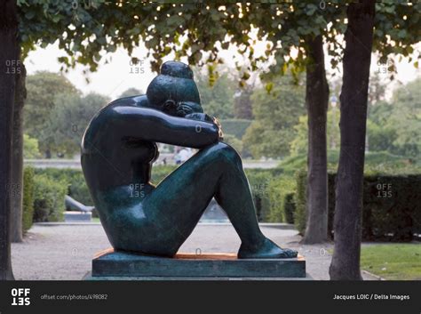 France, Paris, 1st district, Jardin des Tuileries, the Mediterranean ...