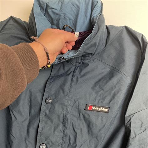 Vintage Berghaus waterproof jacket blue 📌 Our... - Depop