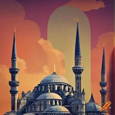 Vintage poster of istanbul on Craiyon