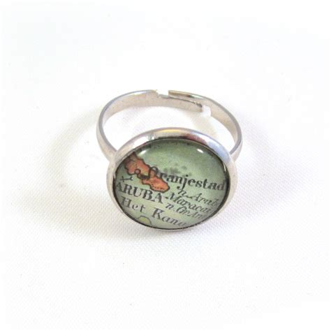 Personalized World map ring - Central America