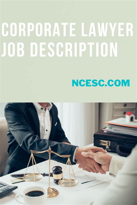 Corporate Lawyer Job Description – Discovering Employment Paths and ...