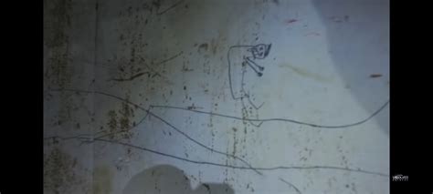 crooked neck lady drawn by a kid in the basement at the conjuring house : r/Damnthatsinteresting