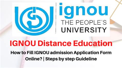 IGNOU Distance Education, Course Details, Application Form, Exam Fees ...