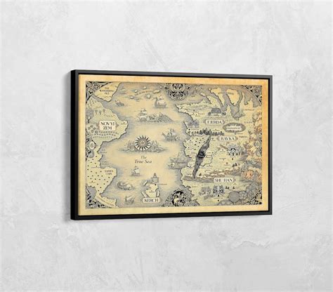 The Grishaverse Map Canvas Grisha Trilogy Map the - Etsy