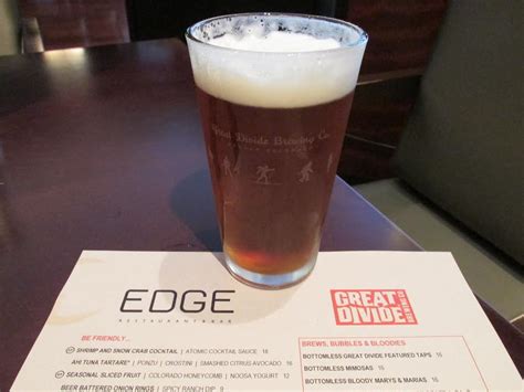 Great Divide Brewery Brunch at EDGE – Colorado Beer Girl