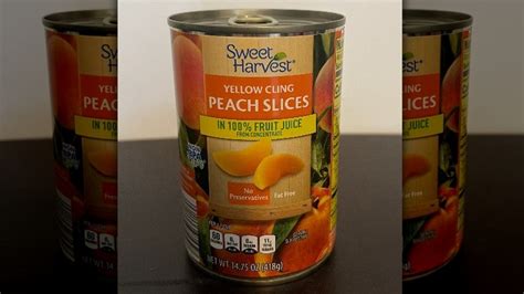 Ranking 10 Brands Of Canned Peaches From Worst To Best