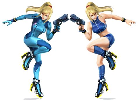 Zero Suit Samus twin render - Super Smash Brothes by borregoat7 on DeviantArt