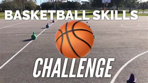 Basketball skill challenge - YouTube