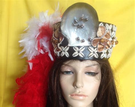 Headpiece Samoan Princess Crown, Kuiga/tuiga or Pale Samoa..mother of ...