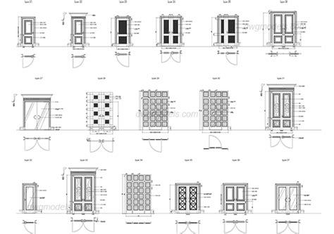 Classroom Door Dwg