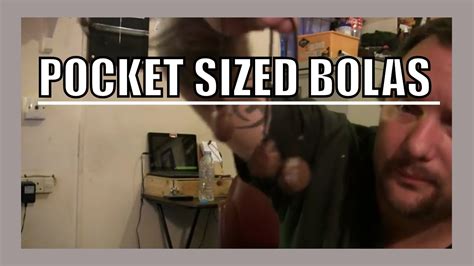 BOLAS WEAPON : pocket sized boleadoras - YouTube