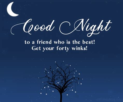 125 Good Night Messages For Friends - Wishes and Quotes