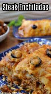 Steak Enchiladas - Deliciously Seasoned