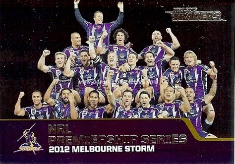 2013 ESP NRL Traders NRL Premierships Card, P 13, 2012 Melbourne Storm | 16683