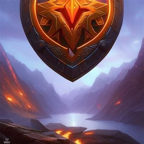 Ai Art Generator: Rune shield symbol