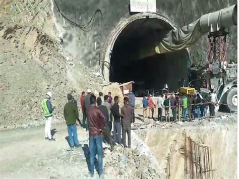 40 workers trapped in Uttarkashi under-construction tunnel collapse safe - Greater Kashmir