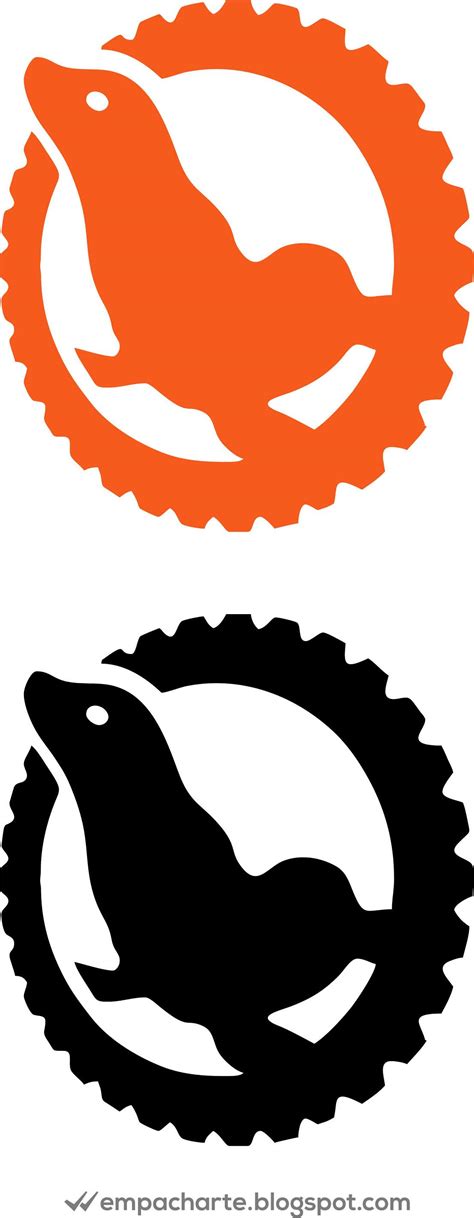 Recursos Graficos Chapines: seal orange cycling logo vector