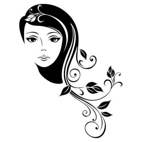 Vector Illustration Of Outline Female Face Woman Face - vrogue.co